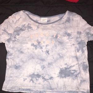 Tie dye crop tee from zumiez
